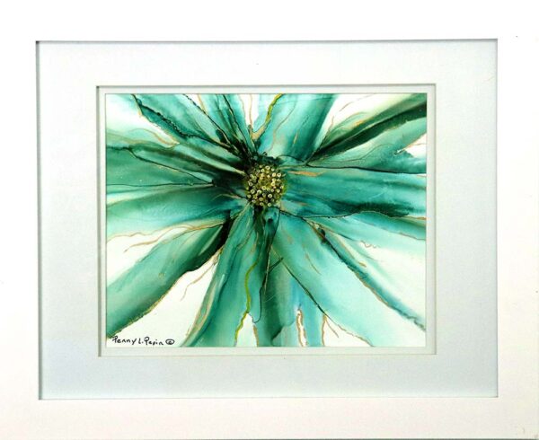 Aqua Flower | Penny Pepin